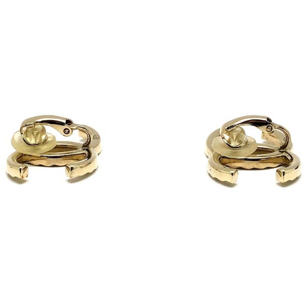 CHANEL Authentic Logo Earrings - Picture 3 of 8